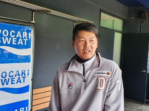 김원형 두산코치 교류전 4경기 같은 조건…그래도 코치는 걱정