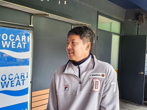 김원형 두산코치 교류전 4경기 같은 조건…그래도 코치는 걱정