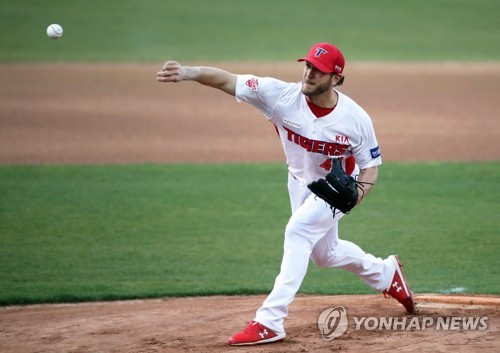 베일 벗은 KIA 가뇽, NC 집중타에 5이닝 5실점 '혼쭐'