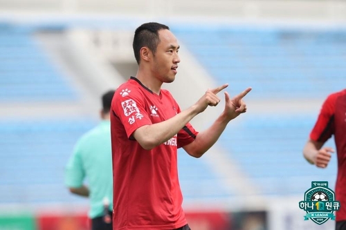 '시즌 첫 골 신고' 문선민 상주의 공격축구 기대해주세요