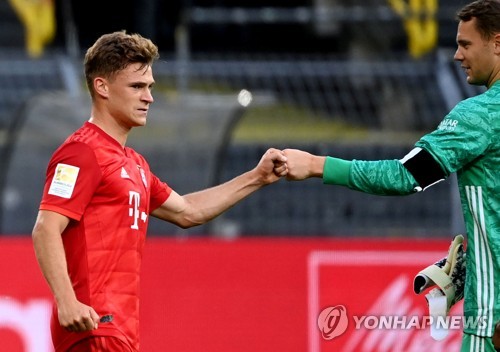 '키미히 결승골' 뮌헨, 도르트문트 1-0으로 꺾고 7연승 질주