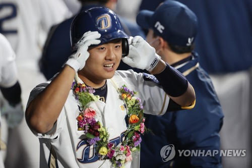 '특급 대타' 강진성, 스리런포 폭발…NC, 키움 꺾고 4연승