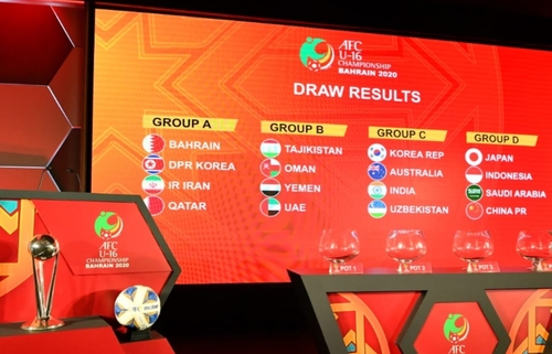 송경섭호, 아시아 U-16 챔피언십 호주·인도·우즈베크와 한 조