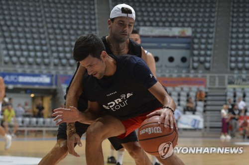 4일 전 조코비치와 농구 경기한 디미트로프, 코로나19 양성