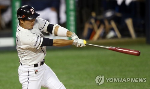 두산 허경민, 19일 만에 1군 복귀…오재원, 부상자 명단