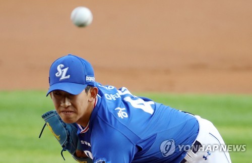 '2경기 2승' 허윤동 2군에서 더 많이 배우고 올게요