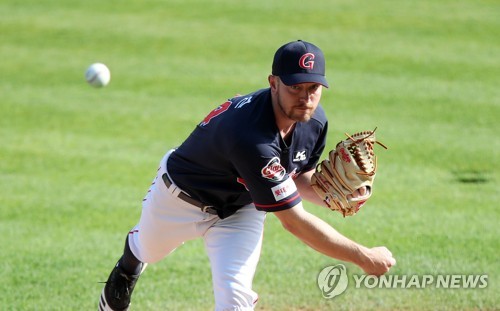'3주 공백' 롯데 샘슨, 구속은 점차 회복되고 있다