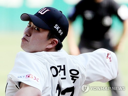 SK 이건욱, 개인 최다 6이닝 소화하며 무피안타 무실점 역투