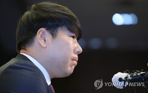 고개 숙인 강정호…국내 복귀 여부, 키움의 최종 선택만 남았다