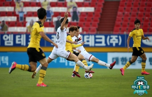 K리그2 제주, 서울E에 2-1 역전승…7경기 무패로 1위 도약(종합)