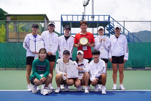 울산대·한국체대, 춘계대학테니스 연맹전 단체전 우승