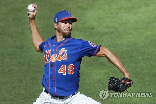 디그롬, MRI 검사 '이상무'…개막전 선발 등판은 미정