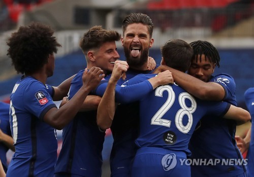 첼시, 맨유 꺾고 FA컵 결승행…아스널과 3년 만에 '우승 경쟁'