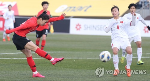 멀티골로 존재감 드러낸 강채림 아직 목마르다…10골 넣을 것