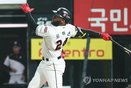 kt 로하스가 계속 발전하는 이유…운도 좋았다?