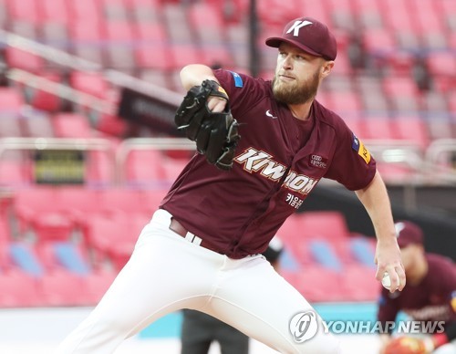 요키시 7이닝 2실점 8승째…키움, 삼성 꺾고 2연승