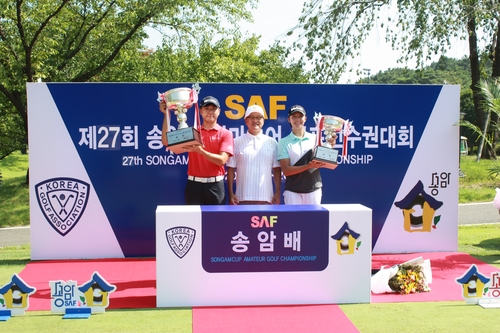 국가대표 조우영, 연장전 끝에 송암배 골프 제패
