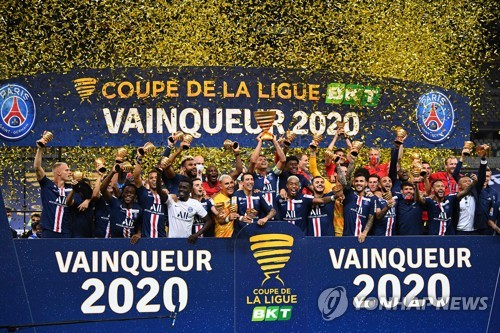 PSG, 승부차기 끝에 리옹 꺾고 리그컵 우승…'시즌 3관왕'