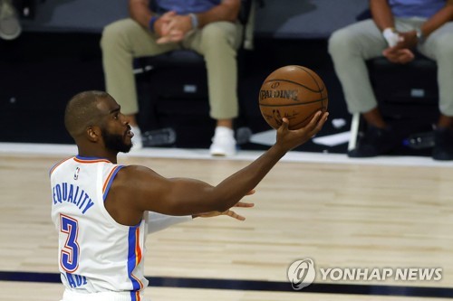 폴 앞세운 오클라호마시티, NBA 서부 1위 레이커스에 일격