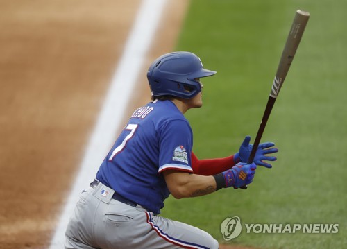 종아리 아픈 추신수, 이틀 연속 결장…텍사스 6연패
