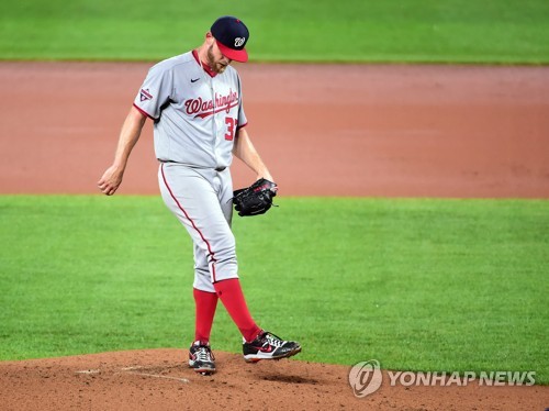 워싱턴 스트라스버그, 부상자 명단에…손목 문제 재발