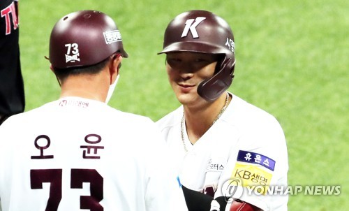 '역전 결승타' 키움 김하성 고우석에게 약하다는 생각 없었다