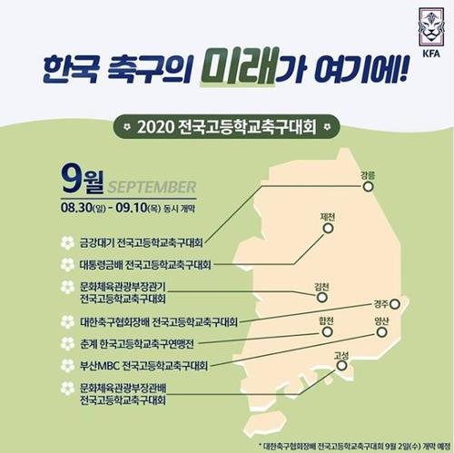 경주시 전국고교축구대회 방역 철저…확진자 나오면 중단