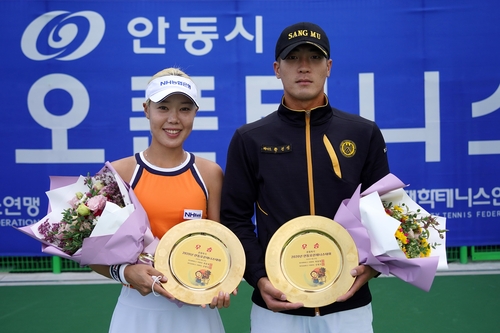 정영원, 안동오픈 테니스 여자·혼합 복식 2관왕