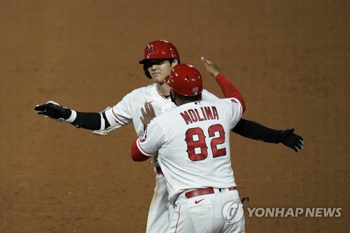 오타니, MLB서 개인 첫 끝내기 안타…레일리 패전 투수