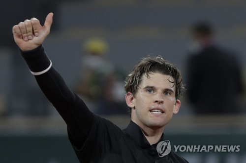 '차세대 왕' 팀, 칠리치 잡고 프랑스오픈 1회전 통과