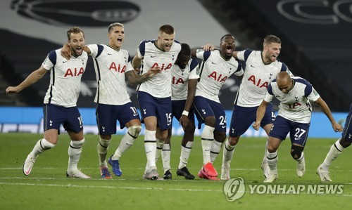토트넘, 손흥민 공백 속 승부차기서 첼시 제압…리그컵 8강행