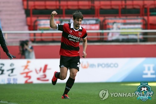 '상주전 해트트릭' 포항 팔로세비치, K리그1 22라운드 MVP