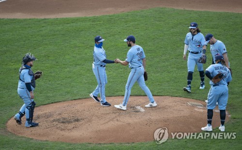 MLB 토론토, 더블헤더 2차전 충격의 역전패…5연패 늪(종합)