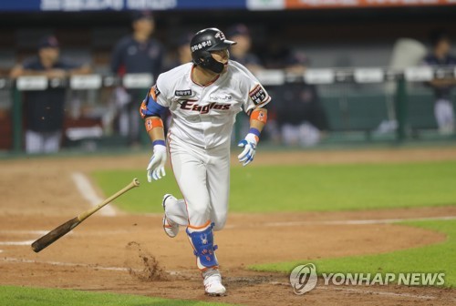 한화 하주석 햄스트링 부상으로 시즌 아웃…결승타 친 뒤 다쳐