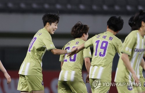 WK리그 인천 현대제철, 스포츠토토 4-2로 꺾고 4연승