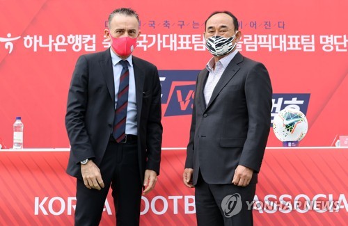 벤투호-김학범호 스페셜 매치서 이정협-오세훈, 골잡이 대결