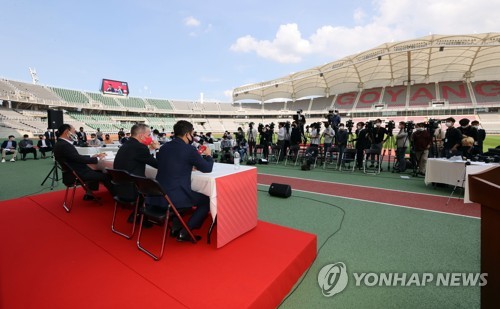 올림픽 축구 김학범 감독의 자신감 아우도 꽤 괜찮습니다