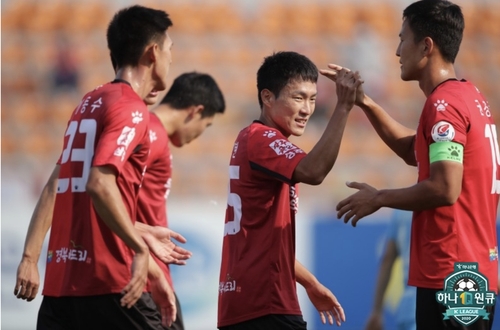 K리그1 상무 '승리'로 상주와 작별 인사…대구에 2-1 승