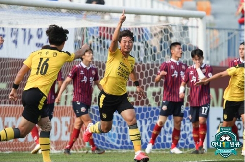 '박찬용 결승골' 전남, 수원FC에 4-3 승리…K리그2 3위 도약