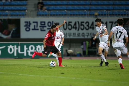 상주 문선민, 8월 K리그 '가장 역동적인 골' 주인공 선정