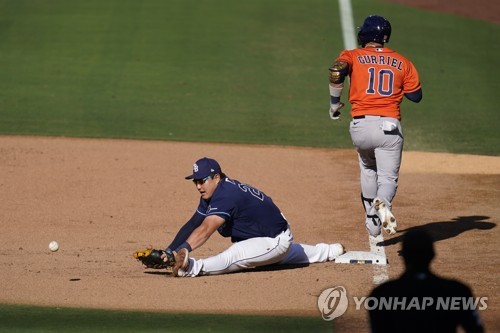 최지만의 '다리 찢기' 수비, 월드시리즈 흥행 요소