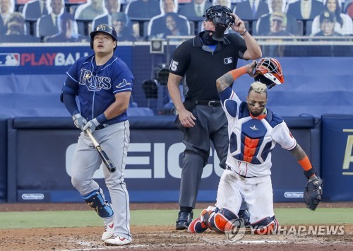 탬파베이 최지만, ALCS서 동점포 포함 4타석 4출루…팀은 패배