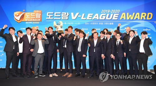 프로배구, 도드람양돈농협과 V리그 타이틀스폰서 1년 계약 연장