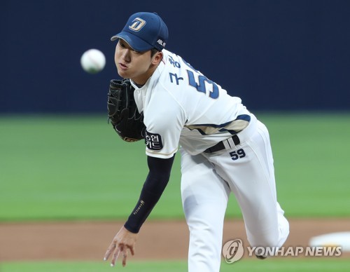 '최고 141㎞' NC 구창모, 부상 후 첫 실전 등판 1이닝 2K