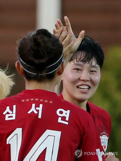 WK리그 현대제철, 상무 4-0 완파…'8년 연속 1위 보인다'
