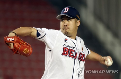 유희관, 29일 광주 KIA전 선발 등판…8년 연속 10승 재도전
