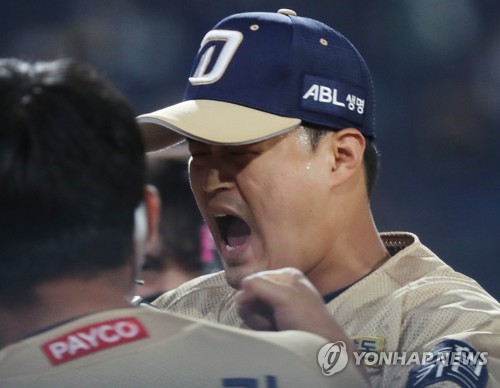 '만루서 삼진 2개' NC 김건태…이동욱 감독 담대했다