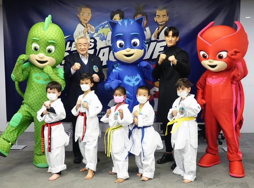 세계태권도연맹, 애니메이션 '파자마 삼총사'와 협업