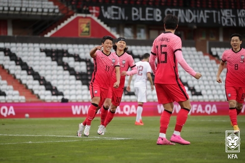 한국 축구 FIFA 랭킹 38위 유지…韓·日 꺾은 멕시코 9위로 상승