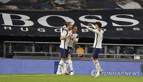 드디어 터진 베일…토트넘, 브라이턴 2-1 꺾고 2위로 도약